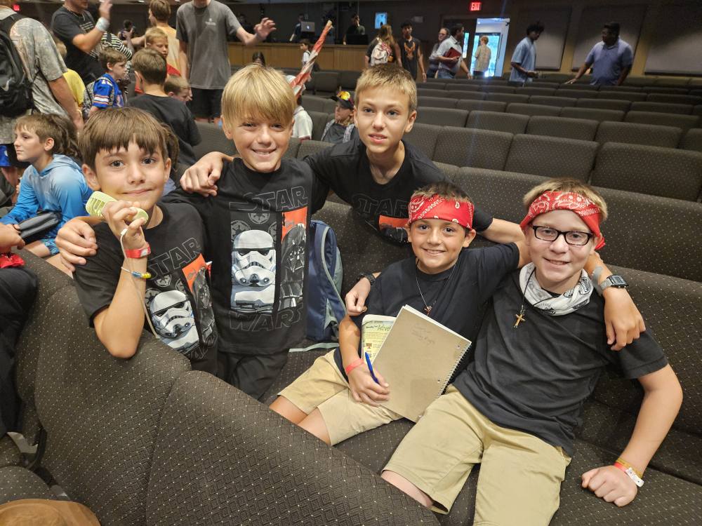 Kids enjoying camp at Movement Church